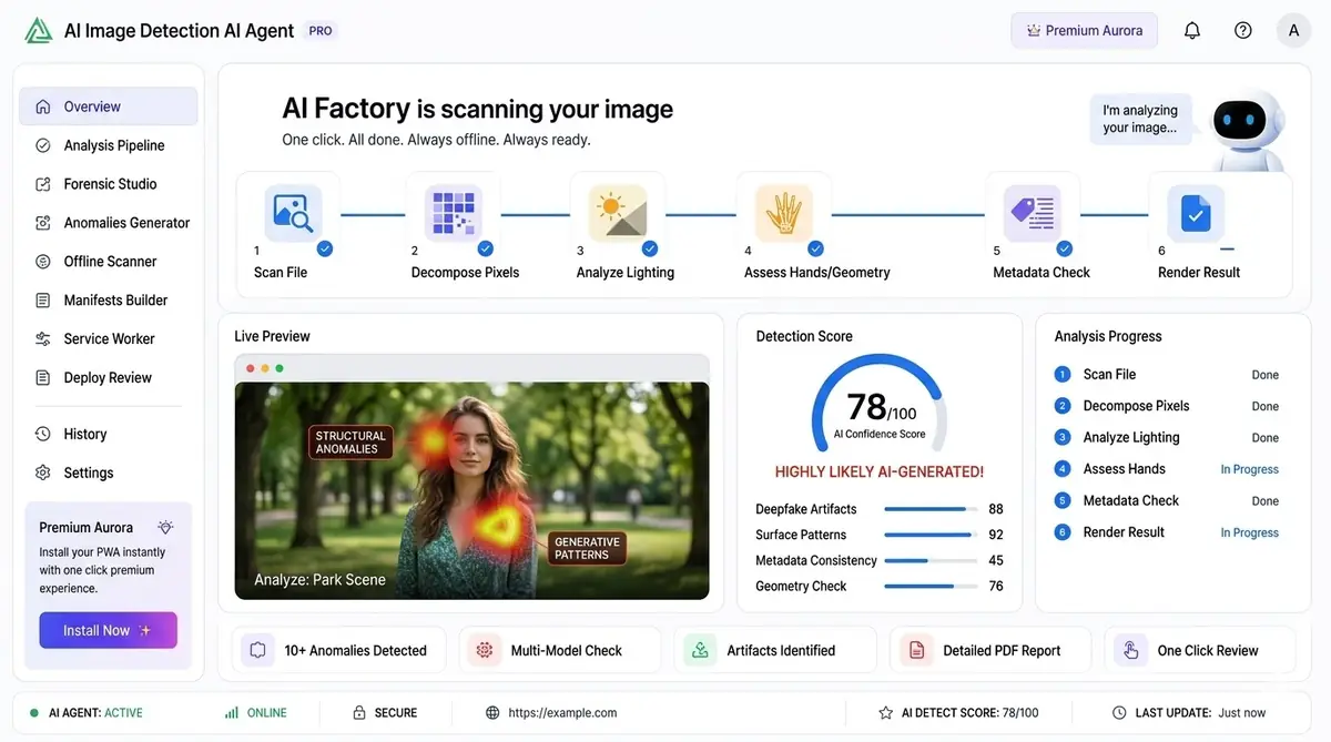 AI document validation platform — example of the AI tool dashboard software